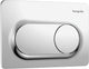 Hansgrohe iframe original s drukplaatvoor dual flush chroom