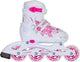 inline skates Jokey 3.0 softboot 82A wit roze mt 38-41
