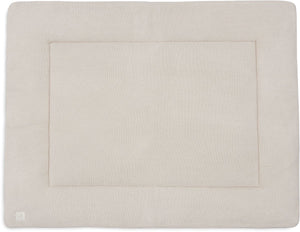 Jollein boxkleed baby - 75x95cm - basic knit - polyester - oatmeal