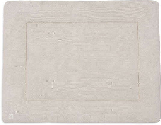 Jollein boxkleed baby - 75x95cm - basic knit - polyester - oatmeal