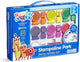 Learning resources number blocks - stempelk zestaw - stampoline park - kleurrijke klocki - 20 stuks - 12 kleurpads