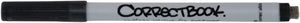 Correctbook pen - fineliner zwart - 0.6mm - voor uitwisbaar notitieboek
