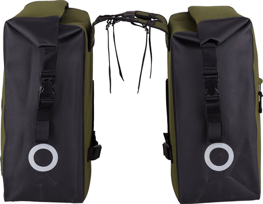 Willex dubbele tas combi 100% waterdicht groen