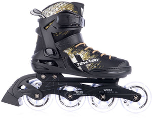 Tempish wox 2.0 84 skeelers - inline skates - dames - zwart goud - maat 41
