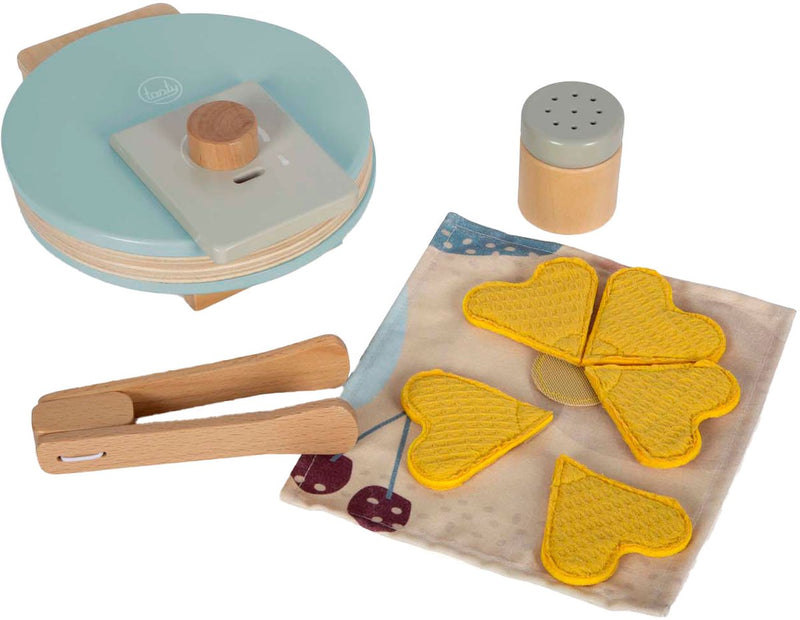 Load image into Gallery viewer, Small foot - houten wafelijzer speelset, 10dlg.
