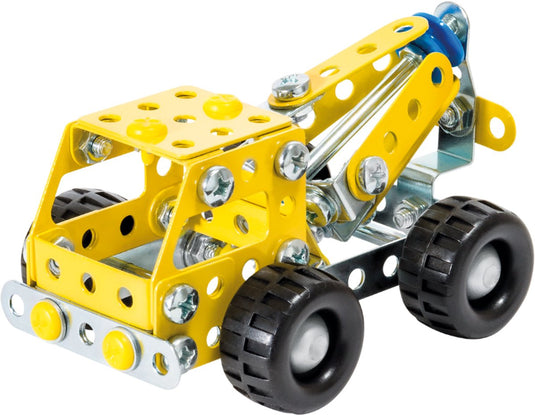 Eitech ® bouwdoos – mini betonmixer – 112-delig – metalen bouwpakket met gereedschap – constructiespeelgoed – vanaf 6 jaar
