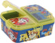 Stor paw patrol kinderlunchbox – broodtrommel met 4 vakken voor kinderen vanaf 4 jaar - vaatwasserbestendig bpa-vrij - geel blauw