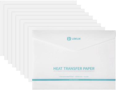 Loklik heat transfer paper sheet - light - 8 pack