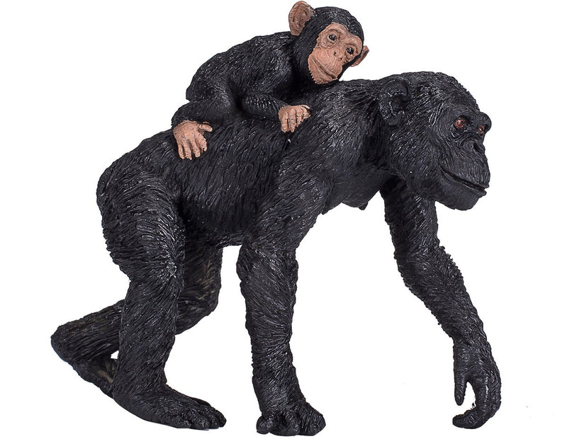 Load image into Gallery viewer, Mojo wildlife chimpansee met baby - 387264
