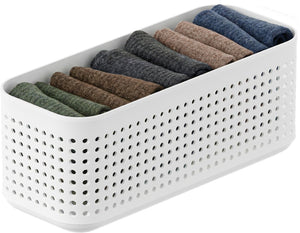 Rotho wop kledingkast organizer - mand s - wit