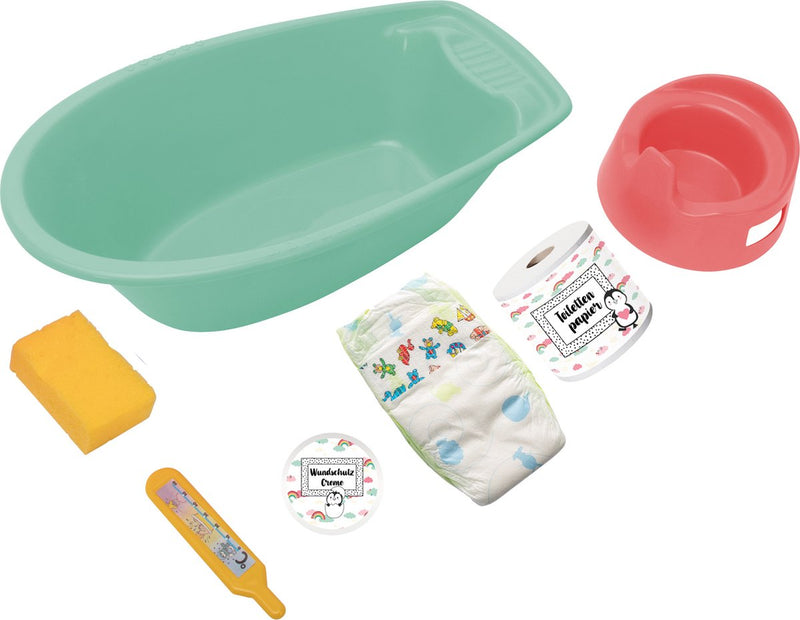 Load image into Gallery viewer, Heless poppenbad pinguin met accessoires
