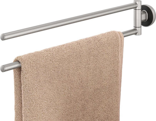 Tiger cooper handdoekrek 2-armig rvs geborsteld zwart