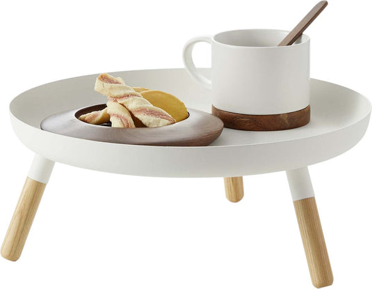 Yamazaki dienblad met poten - wit