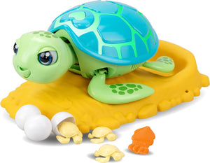 Silverlit rescue turtle groen - interactieve schildpad krijgt baby's