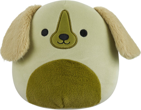 Squishmallows - brad - green retriever w fuzzy belly - 19cm pluche