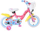 Volare peppa pig kinderfiets - meisjes - 12 inch - roze - twee handremmen