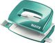Leitz wow mini perforator - perforeert tot 10 vel - voor mappen en ringbanden - ideaal voor thuiskantoor thuiswerkplek - ijsblauw