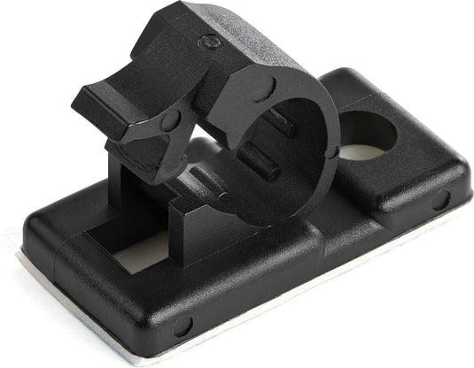 Startech .com 100 zelfklevende kabelmanagement clips, 5.5mm, zwart, netwerk ethernet bureau computer kabelbeheer, klevende kabelhouders, zelfklevende klem, nylon, ul 94v-2 brandklasse