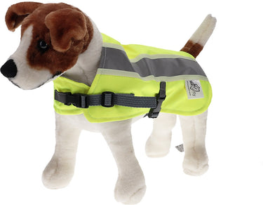 Duvo plus - hond - flectalon veiligheidsjasje xs - 40cm geel - 162324