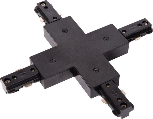 Lucide track x-koppelstuk - 1-fase railsysteem railverlichting - zwart (uitbreiding)