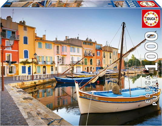 Educa - puzzel - 1000 stuks - haven van martigues provence