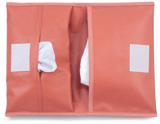 Kipkep napper luier-etuitje - sienna - luiers en doekjes to go - rpet - wasbaar - gecoat