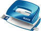 Leitz wow mini perforator - tot 10 vel - voor thuis - blauw