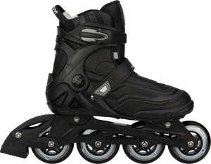 Nijdam inline skates - gear up - maat 45 - zwart 45