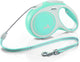 Flexi rollijn new comfort koord m lichtblauw lichtgrijs - hondenriem - 8 m