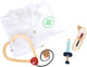 Small foot - dokterjas met houten accessoires, 4dlg.