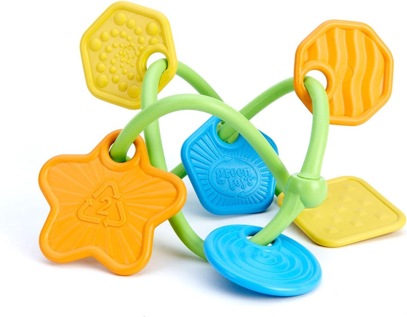 Load image into Gallery viewer, Green toys twist teether bijtspeelgoed
