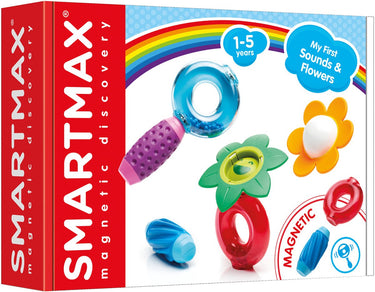 Smartmax my first sounds flowers - magnetische bloemen geluidjes - sensorische bouwset voor peuters - educatief speelgoed - vanaf 1 jaar