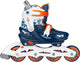 Nijdam skeelers - verstelbaar - kinderen - blauw - maat 37-40