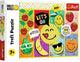 Trefl puzzel 200 stukjes - happy smiley kleurrijk karton speelgoed.