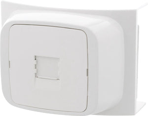 Attema k40 contactdoos – telefoon – 4–polig – rj45 – polarwit