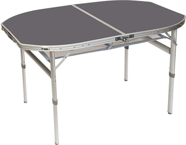 Bo-camp - tafel - ovaal - koffermodel - 120x80 cm