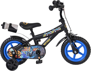 Volare batman kinderfiets - jongens - mag wheels - 12 inch - zwart