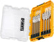 Dewalt accessoires dt70750-qz | speedboren | set | 8-delig | op=op