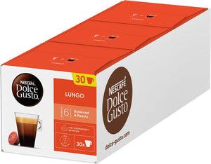 Nescafé dolce gusto capsules lungo - 90 koffiecups voor 90 koppen koffie