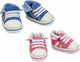 Heless poppenschoenen sneaker meisjes 30-34 cm blauw