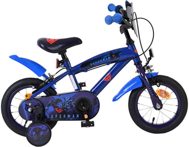 Volare superman kinderfiets - jongens - 12 inch - blauw - twee handremmen