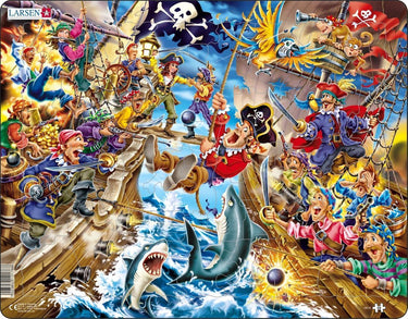 Larsen legpuzzel het piratengevecht, 39st.
