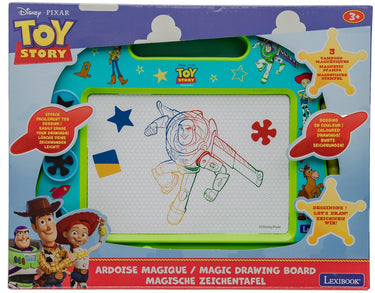 Lexibook speelgoed story magnetisch meerkleurig tekenbord met accessoires a5 formaat