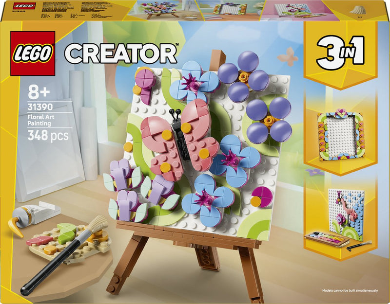 Afbeelding laden in galerijviewer, Lego creator 3in1 bloemenschilderij bloemen speelgoed voor kinderen en kinderkamer decoratie 31390
