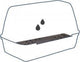 Duvo + transportbox drainage mat voor art 114004 - transportkooi - 45 cm x 51.5 cm x 0.8 cm - zwart
