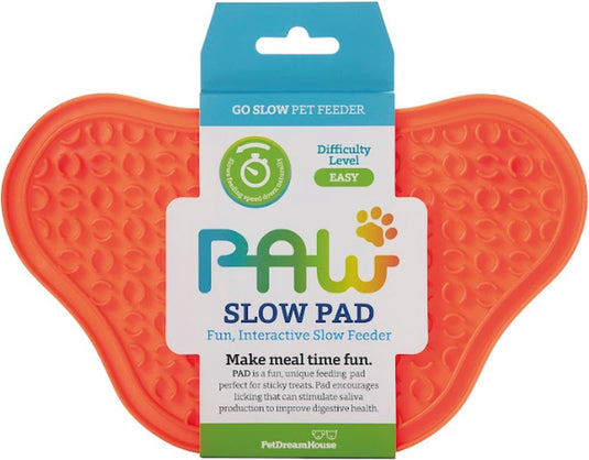 Petdreamhouse paw lick pad orange - paw lick pad blauw - likmat voor honden - enrichment - ontspanning voor honden
