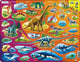 Larsen puzzle maxi l'histoire naturelle de la période trias jusqu'à aujourd'hui (en français) - 85 pièces