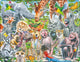 Larsen blije afrikaanse dieren – puzzel – dieren – afrika – educatieve legpuzzel voor kinderen – 43 stukjes – gemaakt in noorwegen – extra dikke 2,5 mm stukjes – tray met vaste rand
