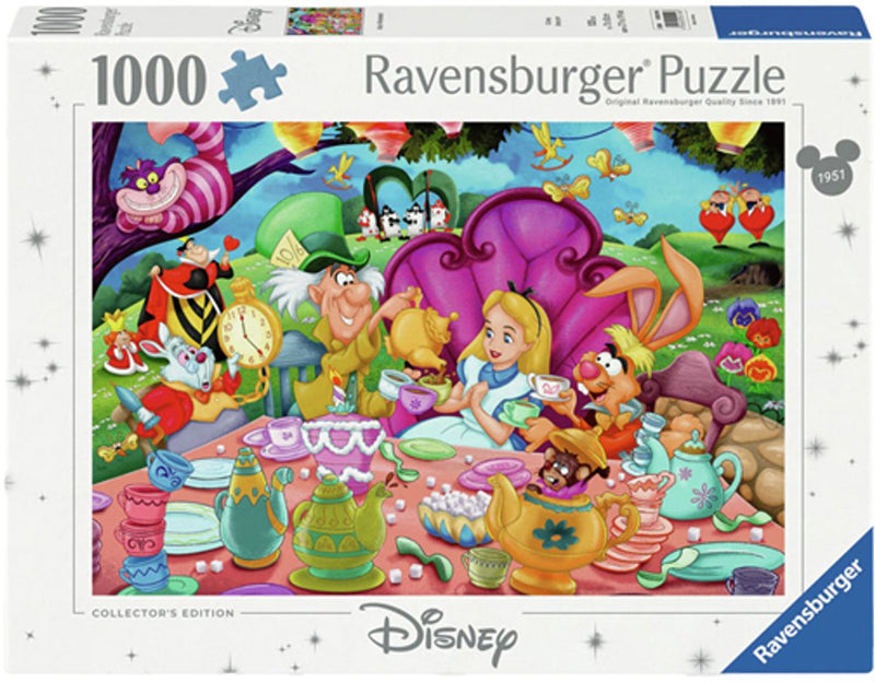 Load image into Gallery viewer, Ravensburger puzzel alice in wonderland - 1000 stukjes legpuzzel.
