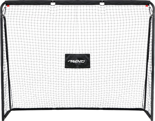 Avento voetbaldoel met targetscherm - staal - ca. 220 x 76 x 170 cm